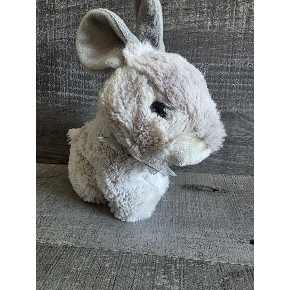 Bunny Rabbit Plush Light Gray White 8" Stuffed Animal Spirit Marketing G31
